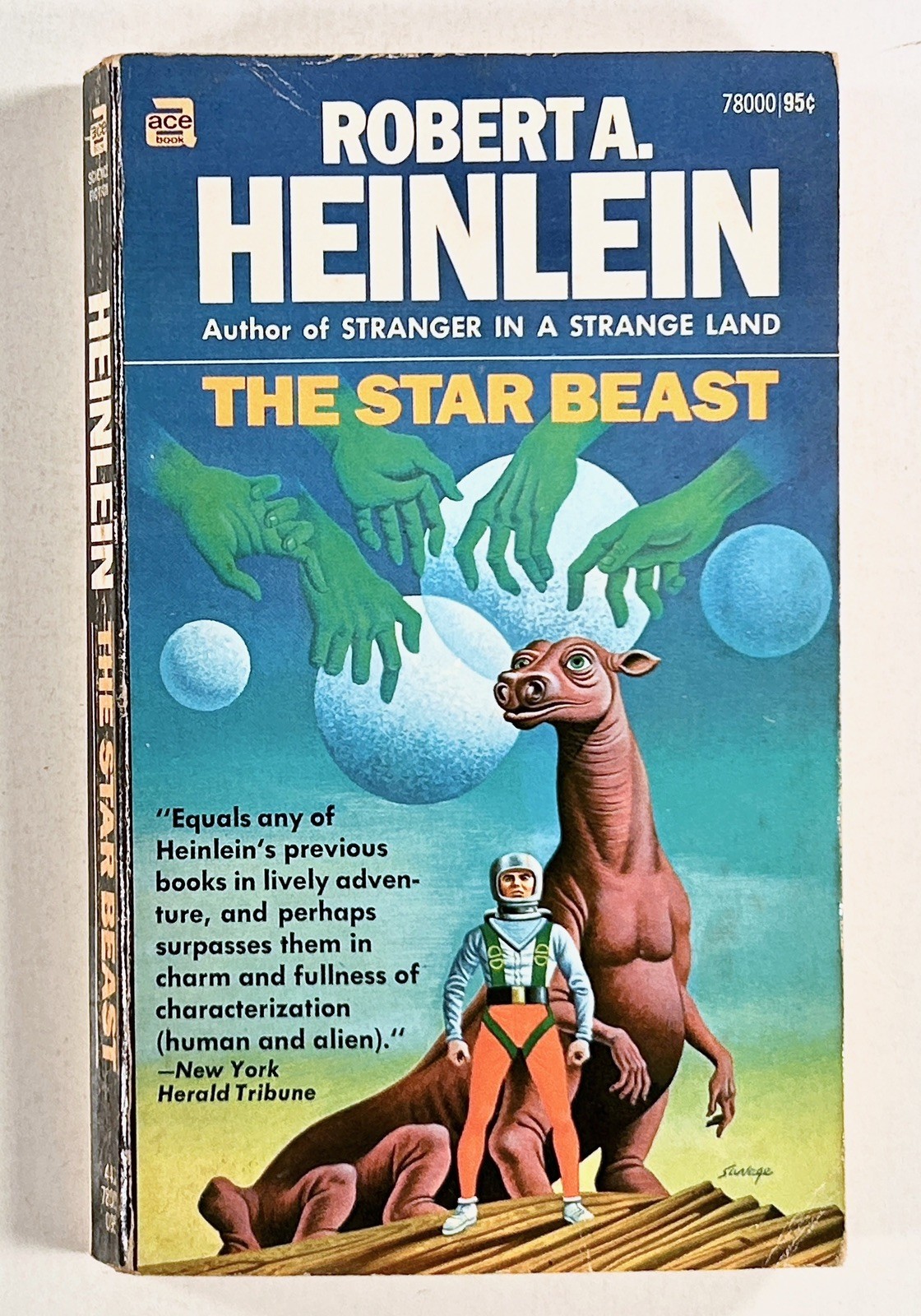 1970s Robert A. Heinlein THE STAR BEAST classic juvenile science fiction novel