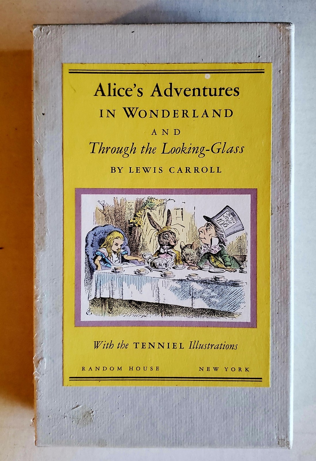 VINTAGE SET OF 2 BOOKS “ALICE’S ADVENTURES IN WONDERLAND”. CENTENNIAL EDIT. NEW.