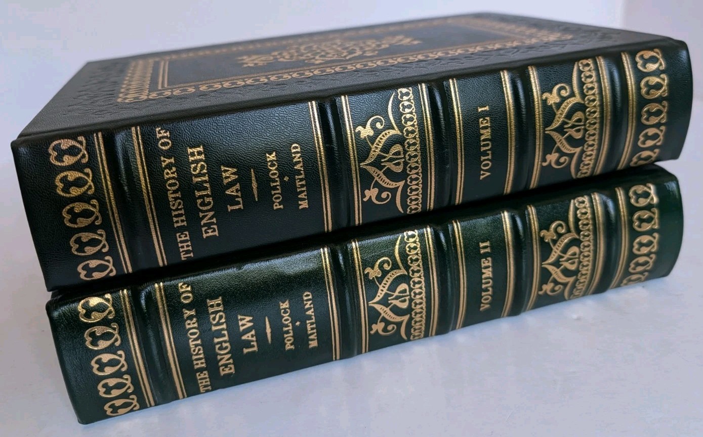 The History Of English Law Vol. 1-2 Pollock and Maitland 1982 Hardcover