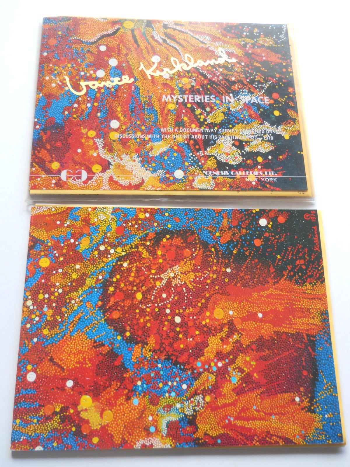 2 BOOKS VANCE KIRKLAND ARTIST, MYSTERIES IN SPACE AND FIFTY YEARS ART