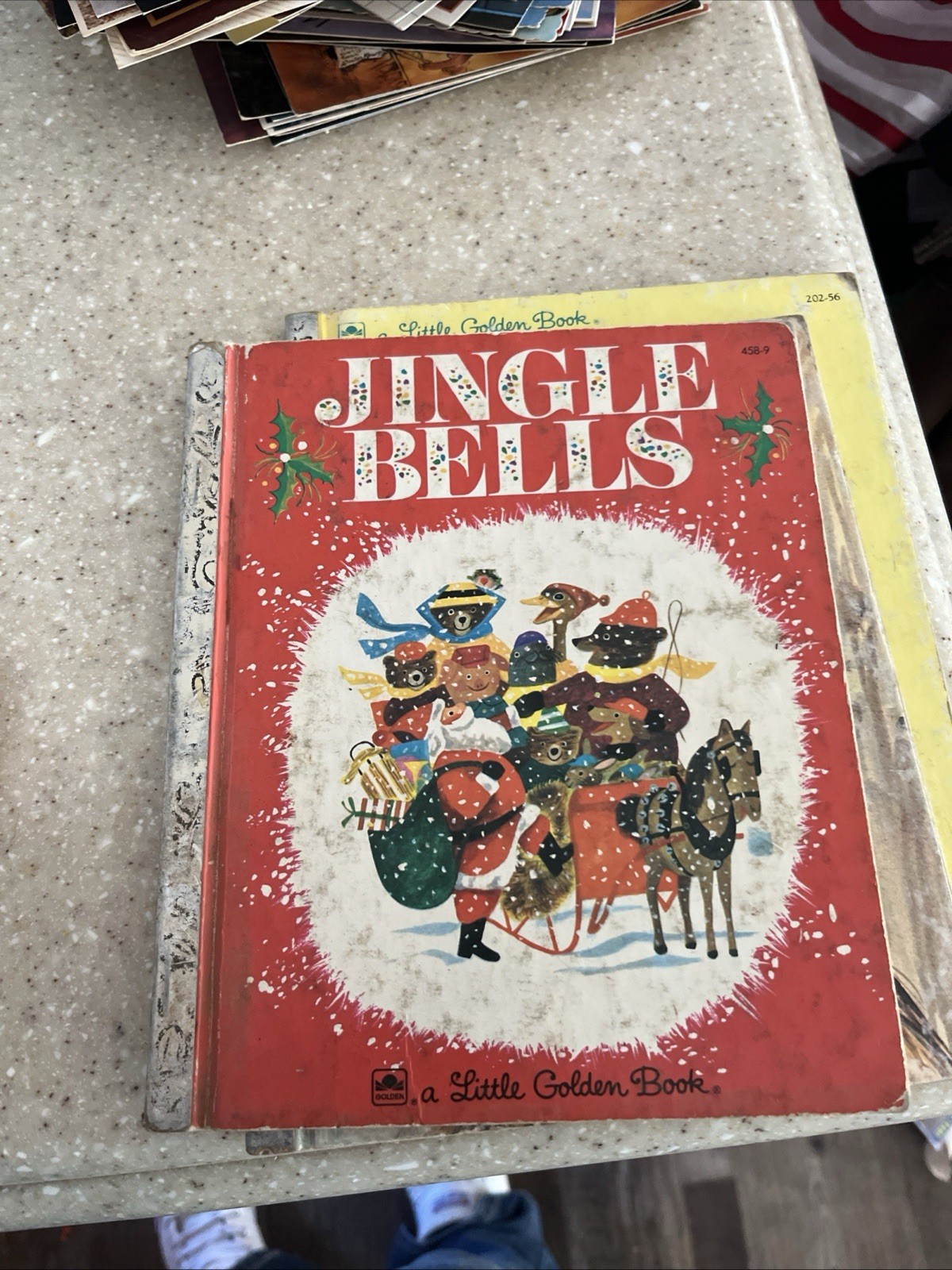 Jingle Bells A Little Golden Book 1964 Illustrated By J.P. Miller Vintage Childr