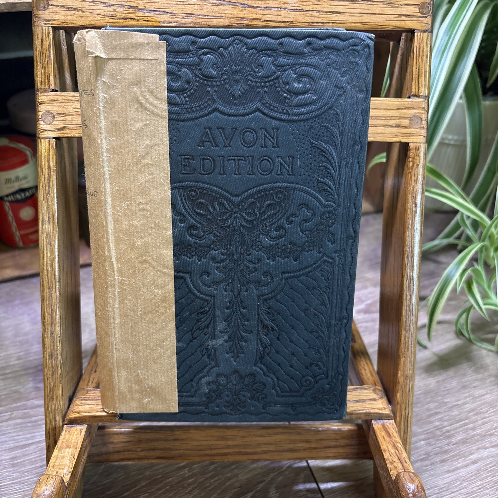 1800’s Antique The Mysteries of Paris Avon Edition Eugene Sue Cloth Bound Book