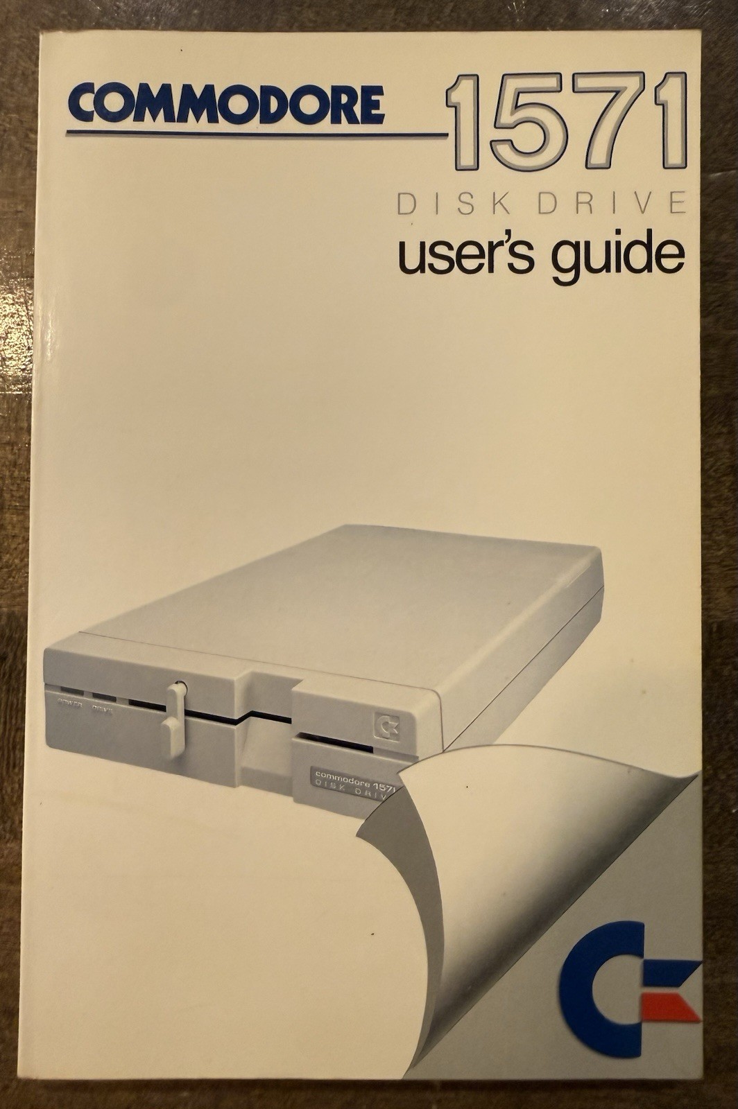VERY GOOD Commodore 1571 Disk Drive User’s Guide