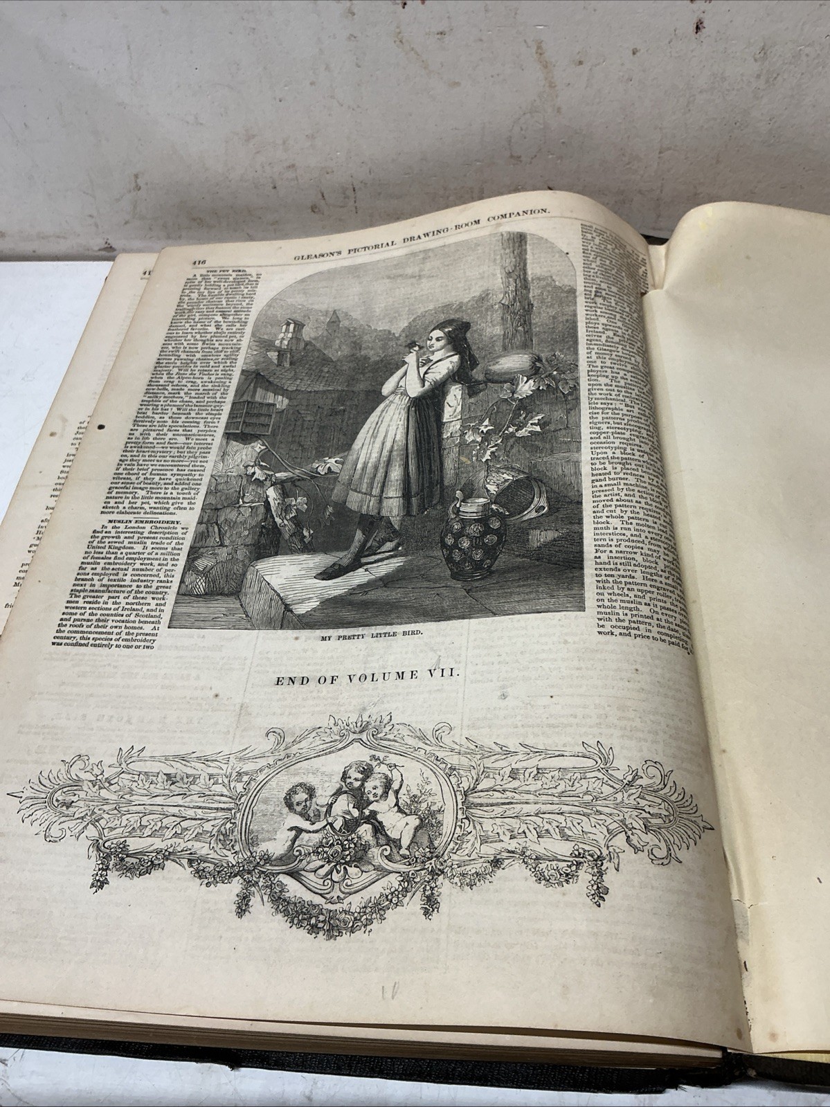 1854 Vol VII July-Dec Gleason’s Pictorial Drawing Room Companion