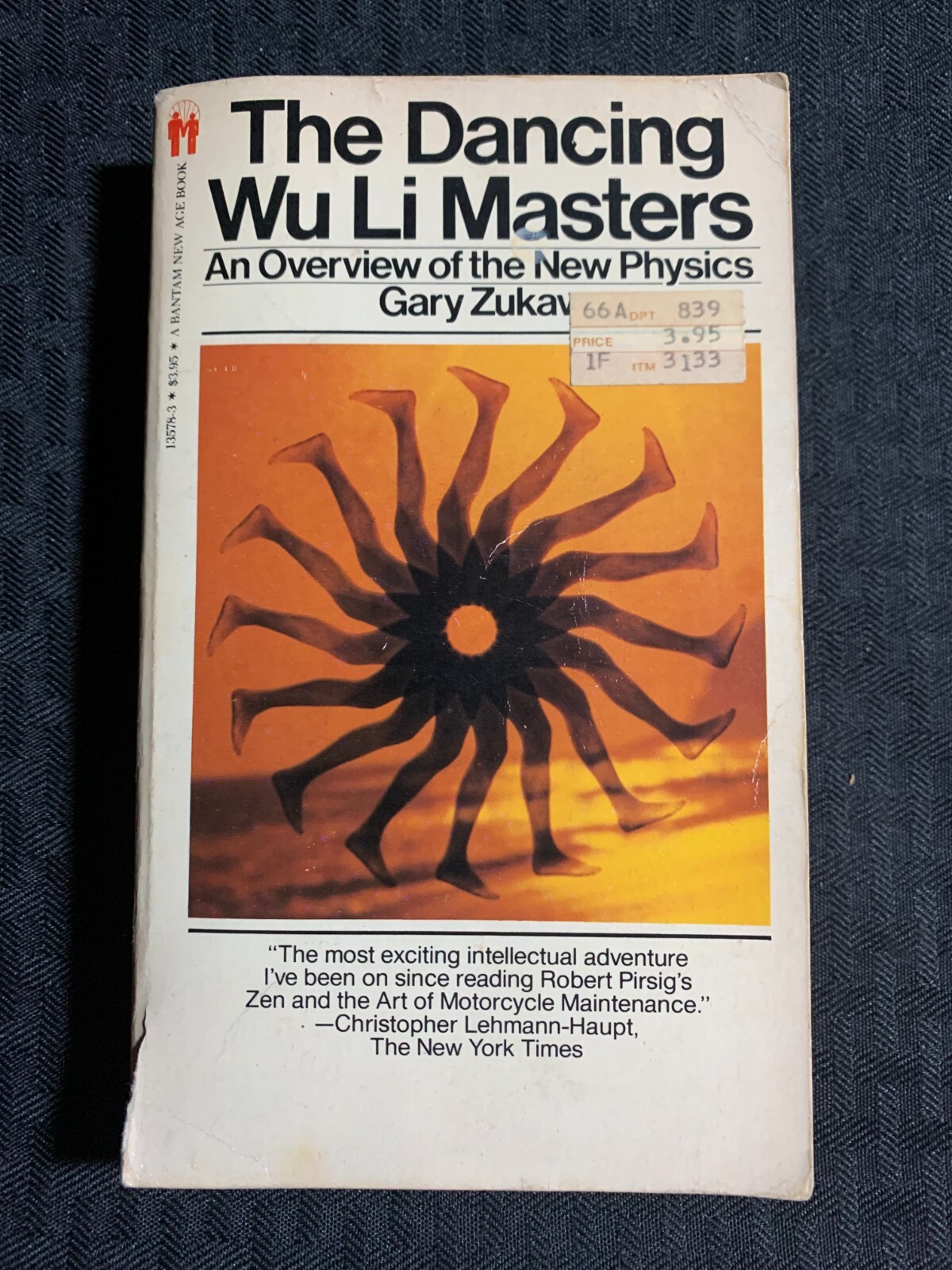 1980 THE DANCING WU LI MASTERS by Gary Zukav VG- 3.5 1st Bantam Paperback