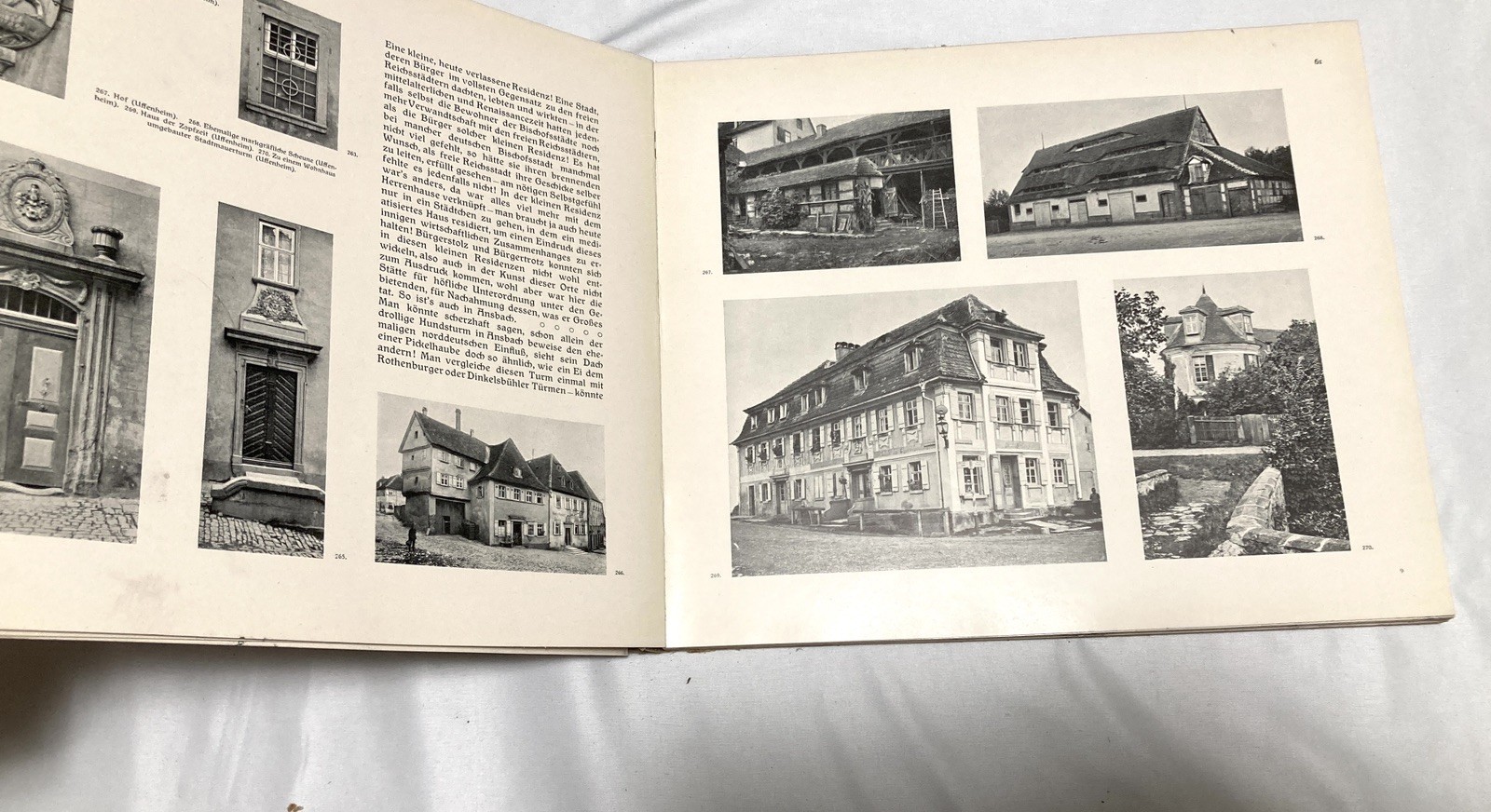 UNTERFRANKEN Lower Franconia Germany Book Architecture Doors Design 1920 Gerlich