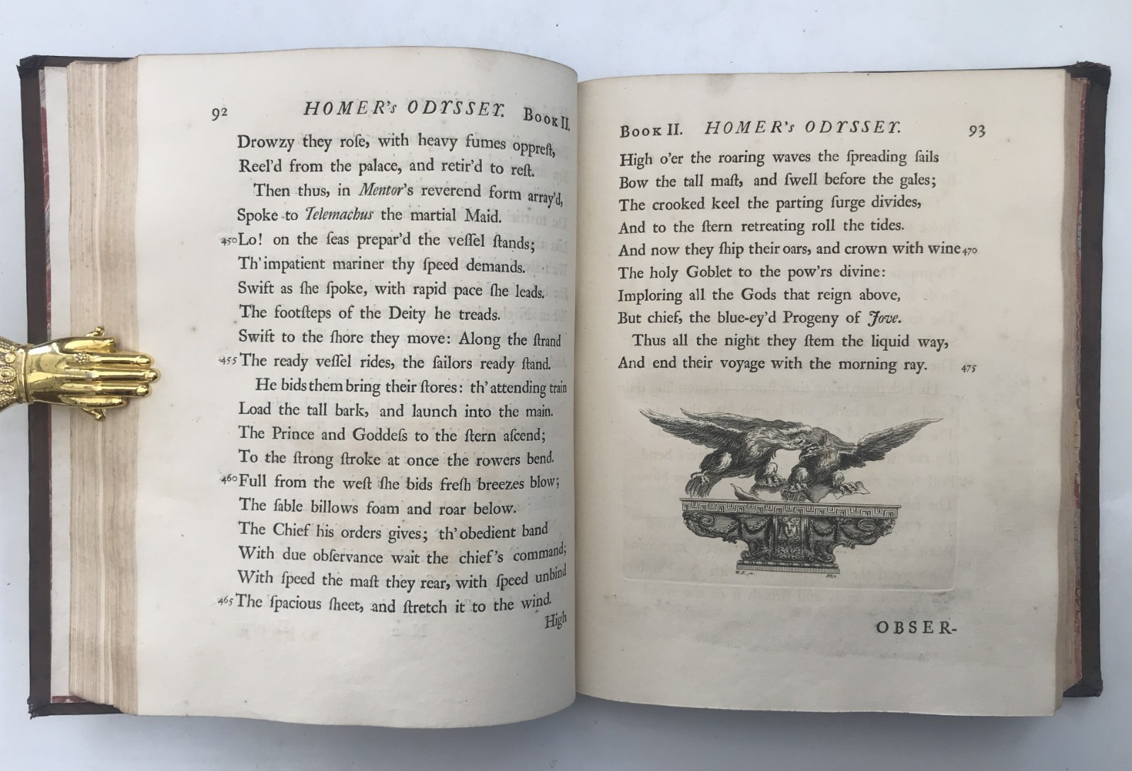 1725-26 Pope THE ODYSSEY OF HOMER 5 Vols First Edition Illustrated Poetry