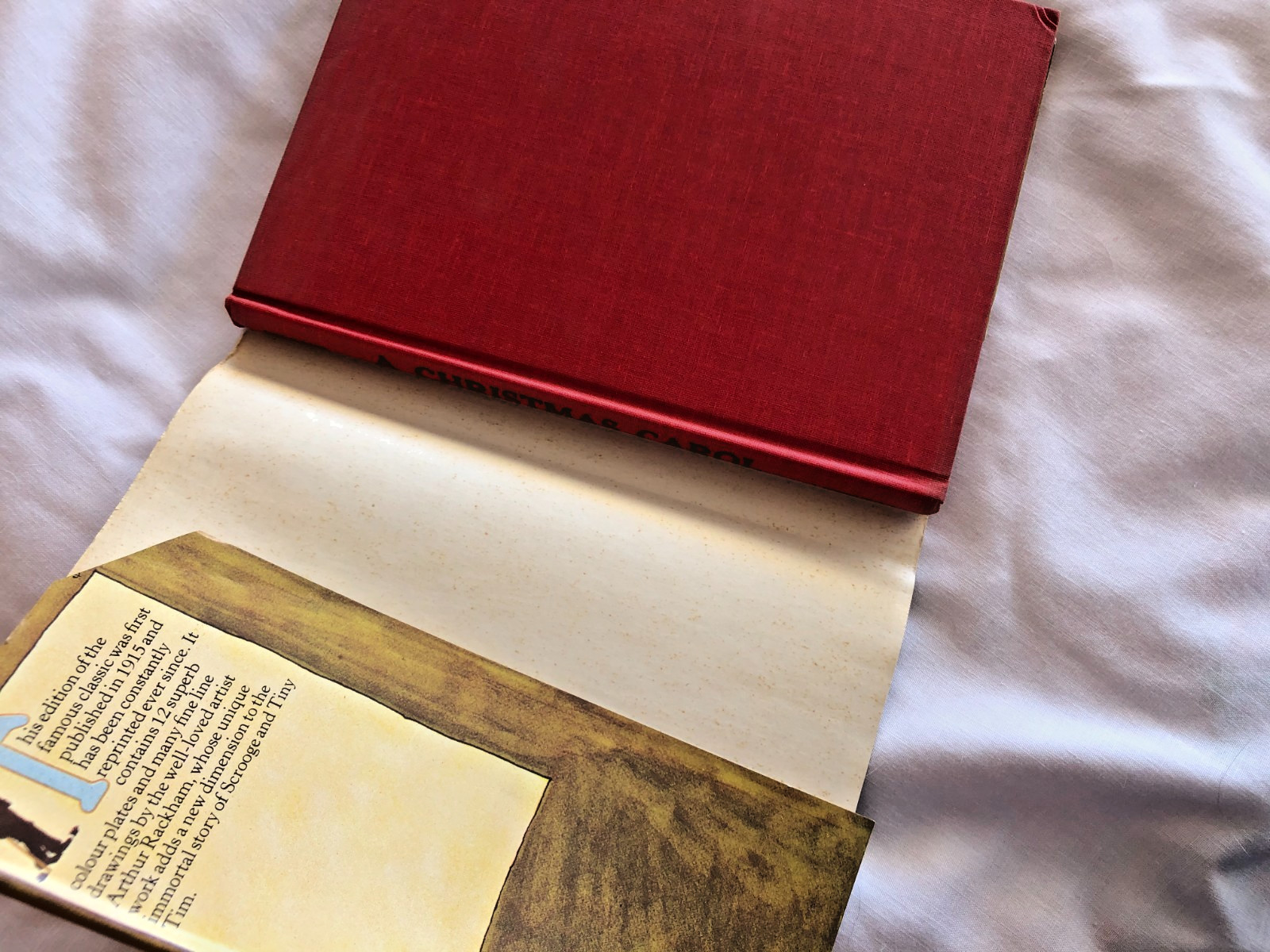 A Christmas Carol Book Charles Dickens Illustrations Arthur Rackham 1973 HB/DJ