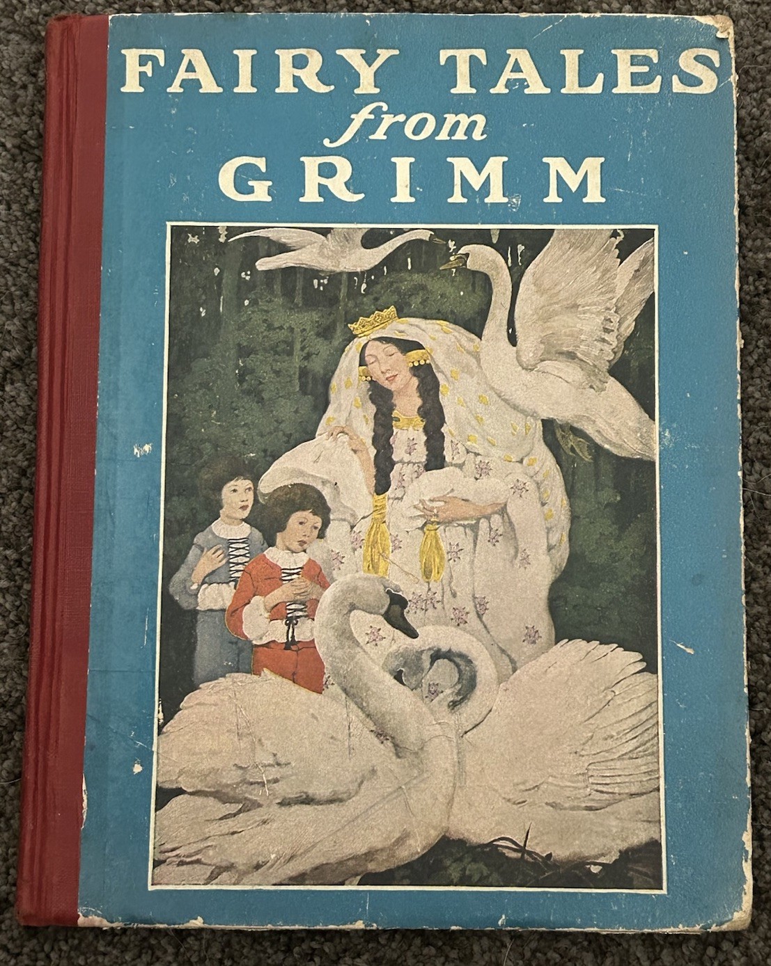 Vintage Fairy Tales from Grimm 1937 Ethel Betts HC Classic Book Grosset Dunlap