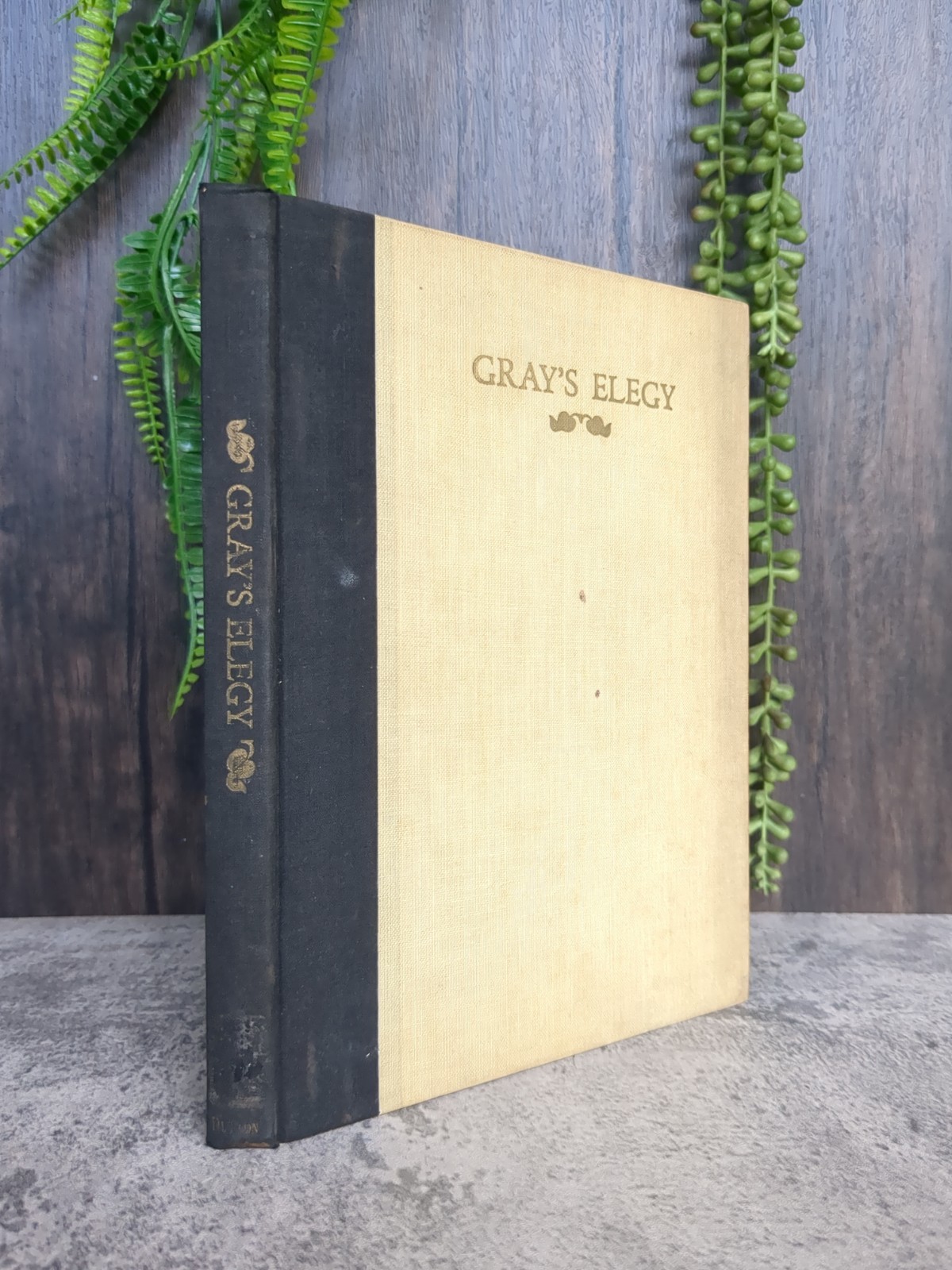 Elegy In a Country Church Yard Thomas Gray 1931 Illustrated E.P Dutton And Co