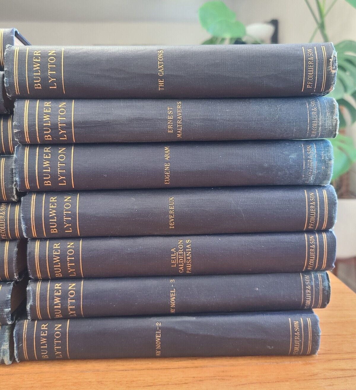 Antique 1901 Edition Lord Bulwer Lytton Books Various Titles Lot of 23 Volumes