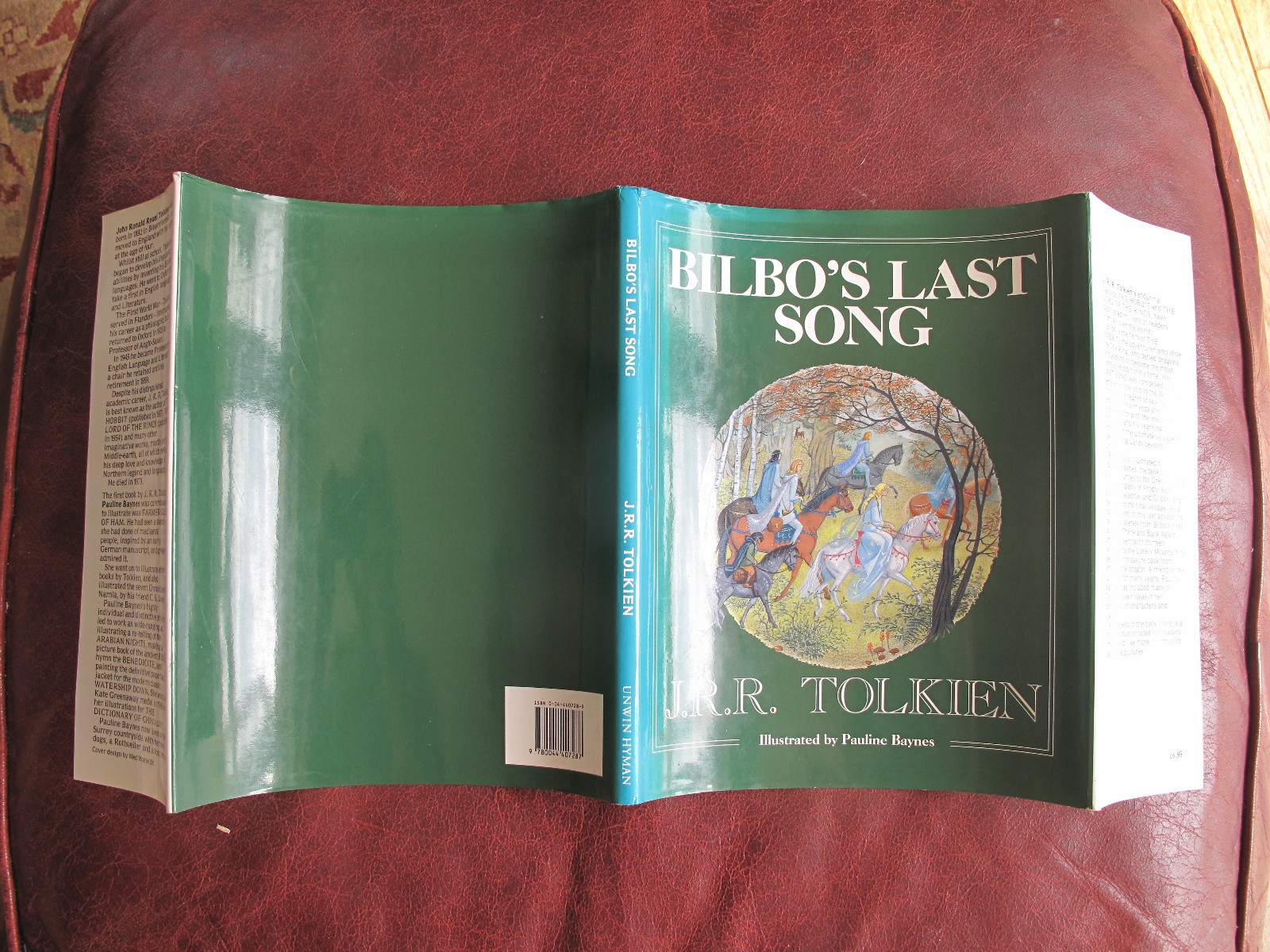 BILBO’S LAST SONG – J.R.R. TOLKIEN – 1ST EDITION 1990 ILLUST. BY PAULINE BAYNES