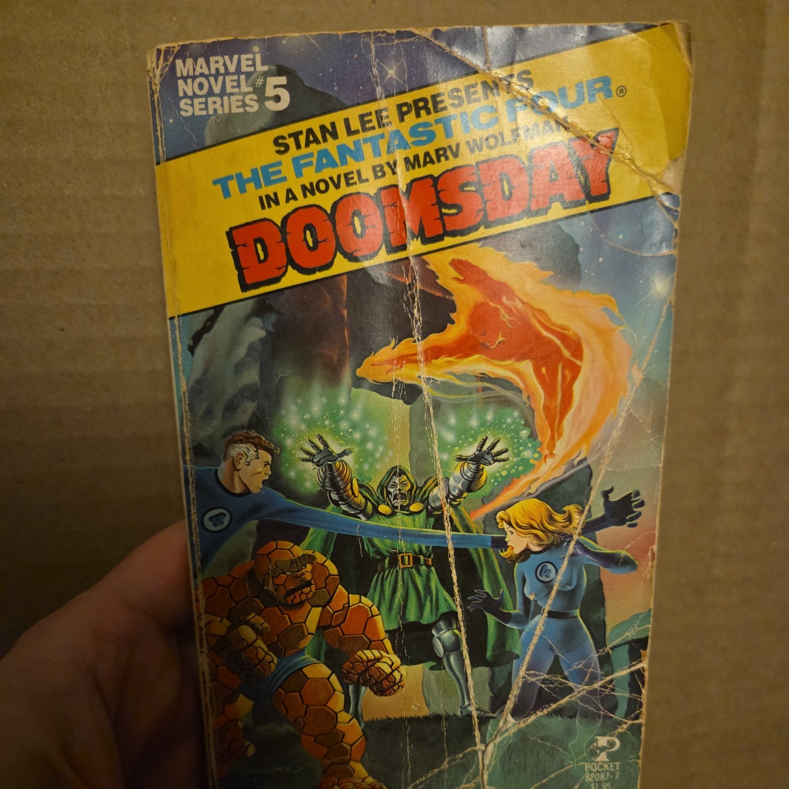 Marv Wolfman DOOMSDAY Fantastic Four Book 1979 Pocket Novel #5 STAN LEE Presents
