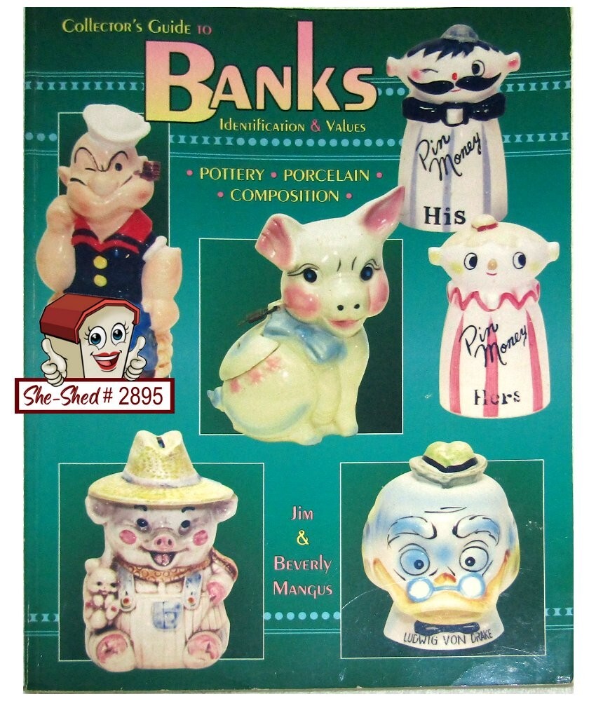Collector’s Guide to Banks Identification Values Mangus 1998 Book Vintage VGC
