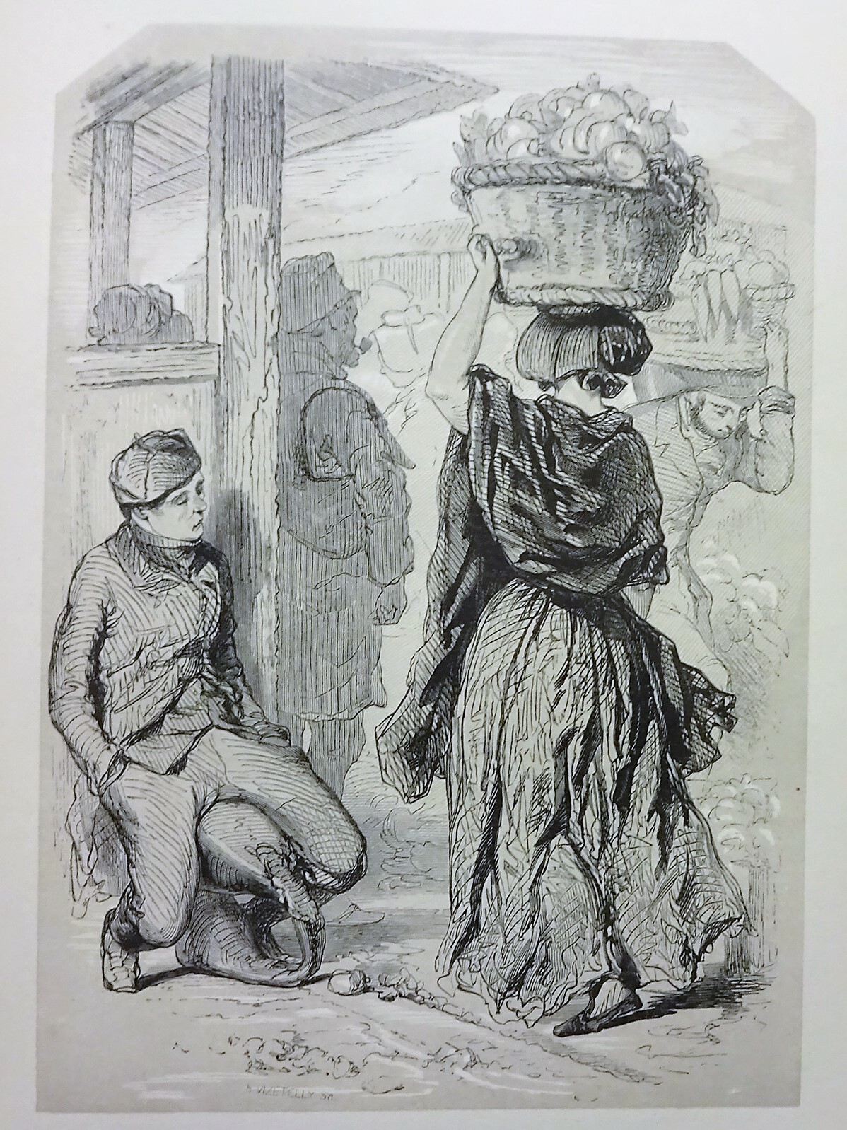 1849 GAVARNI IN LONDON – Sketches of Life and Character, 1st Edition, Illust, VG