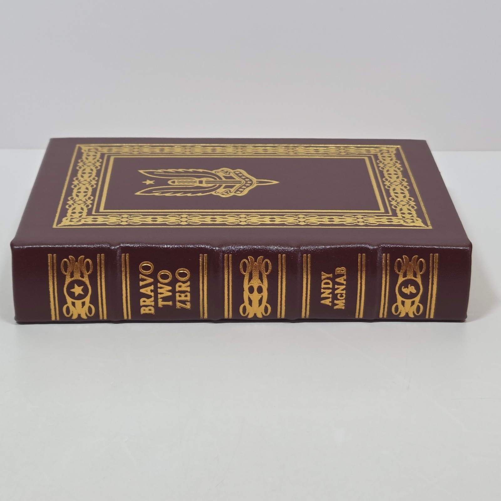 Easton Press Bravo Two Zero McNab Leather Gulf War SAS Military History Notes