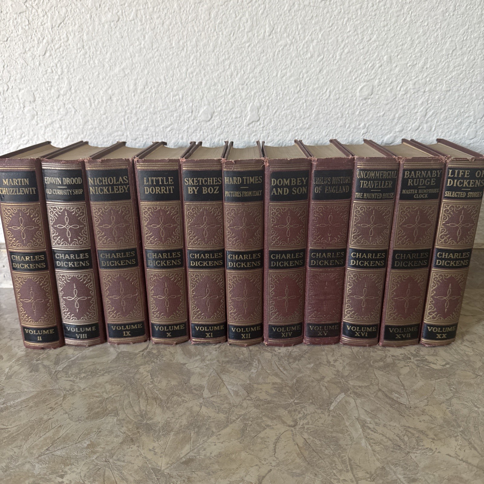 Dickens Works Cleartype Edition 1936 Partial 11 Vol Set Books Inc Illustrated