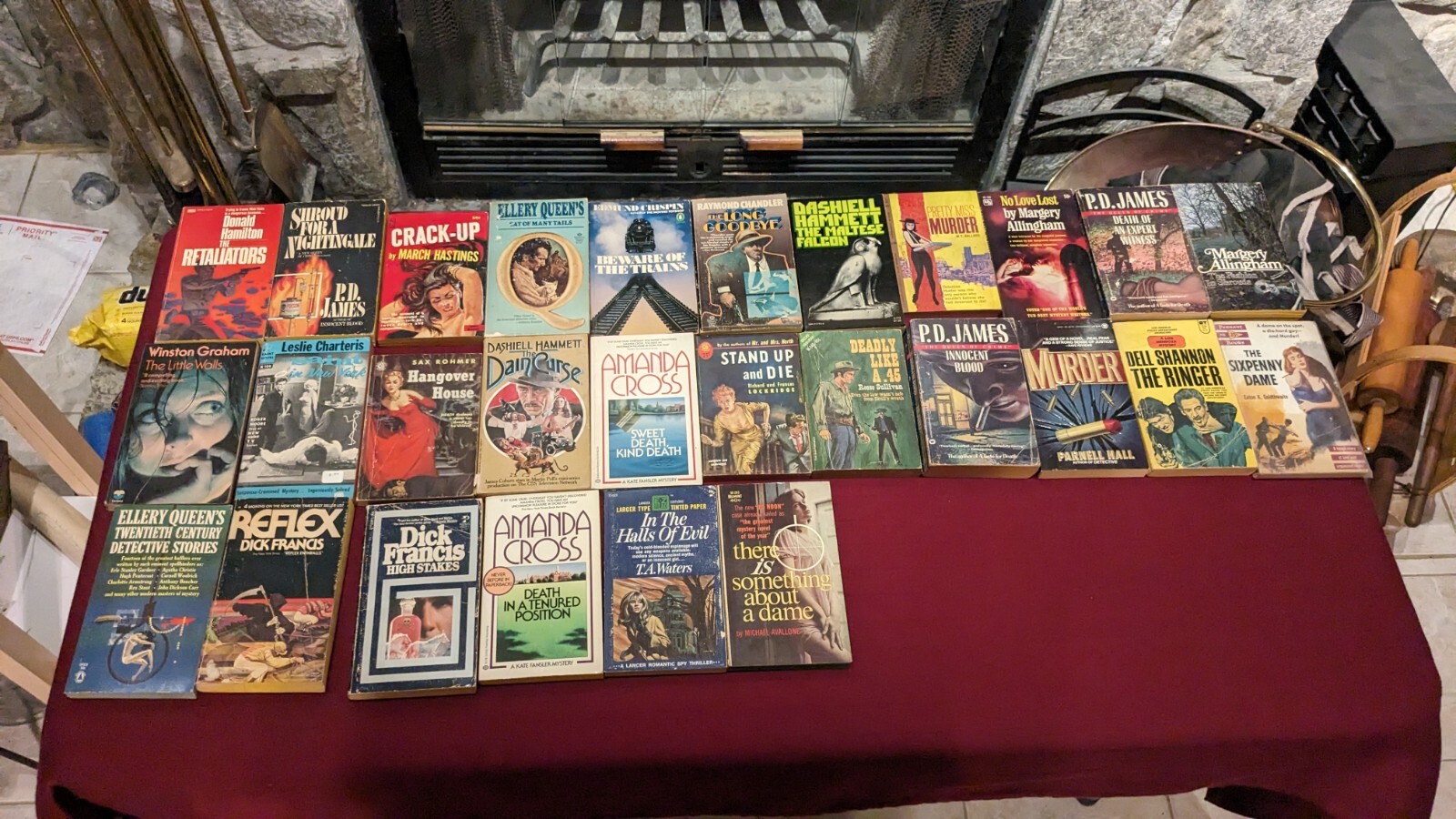 Crime gga Vintage Pb, Lot! Various Authors 50’s G/VG+ (Some Fair) 28 Books Total