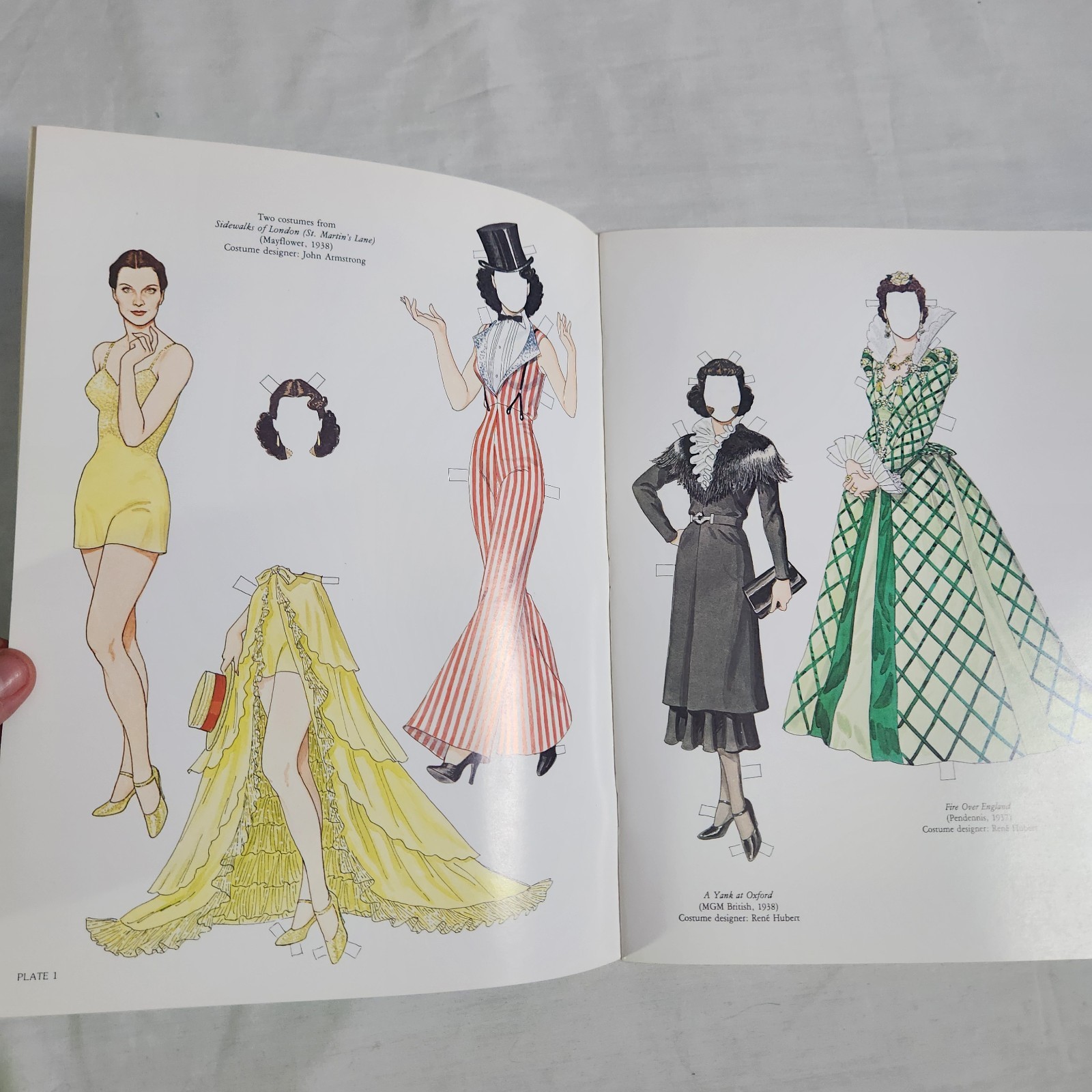 Tom Tierney Vivien Leigh Paper Doll Book