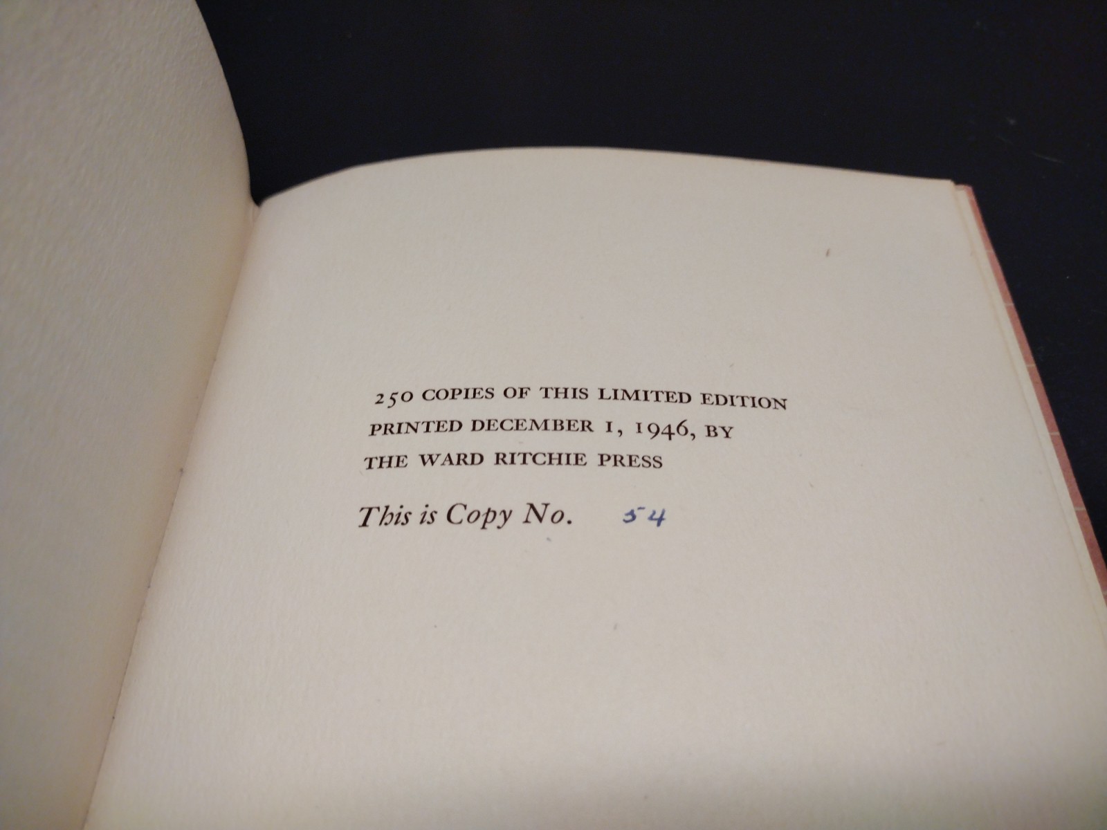 Desert Yarns E.I. Edwards Ward Ritchie Press Los Angeles 1946 #54 of 250 Damaged