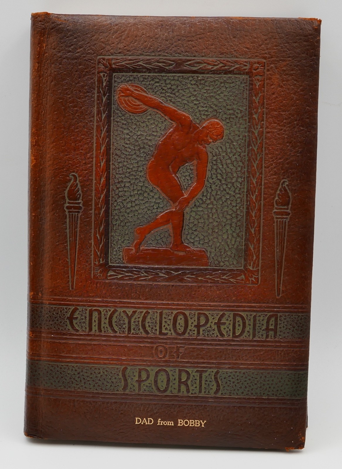 Encyclopedia of Sports by Frank G. Menke – Leatherbound – Barnes – 1944!