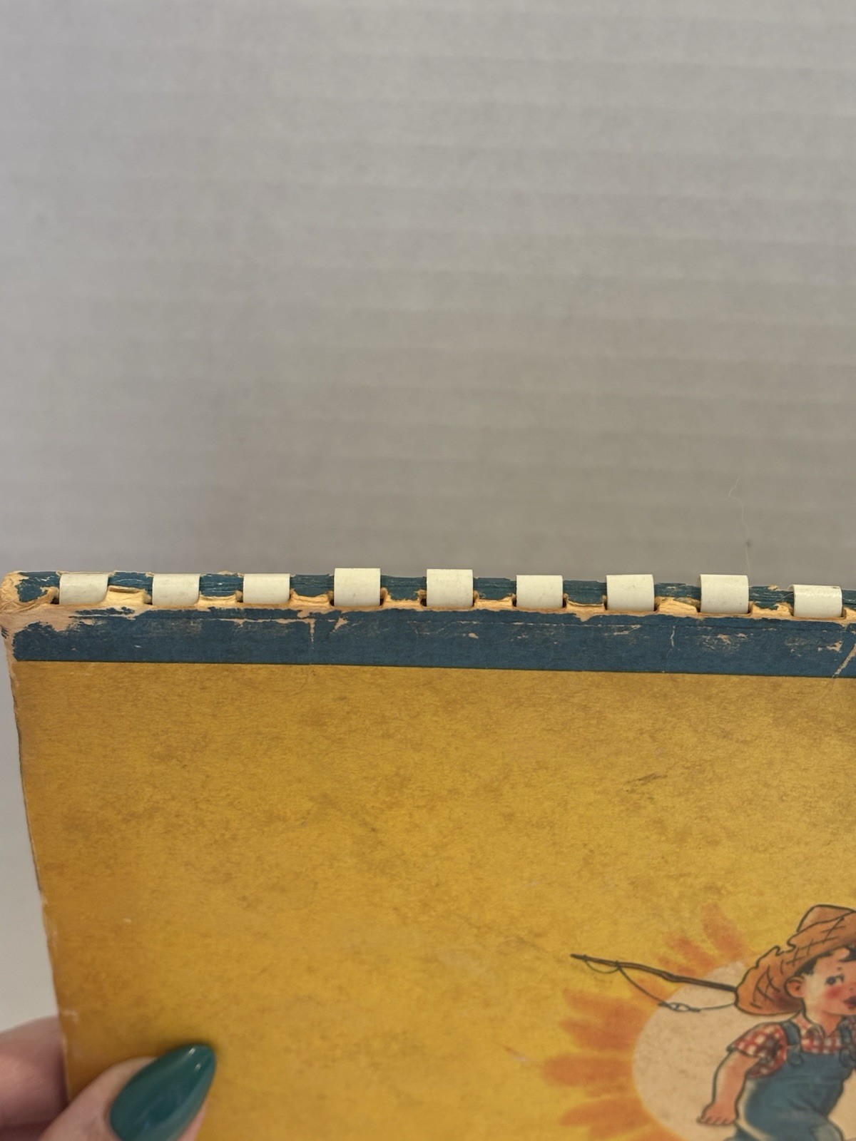 Vintage Play Time In Action Pop Up Book 1949 Softcover Spiral Bound