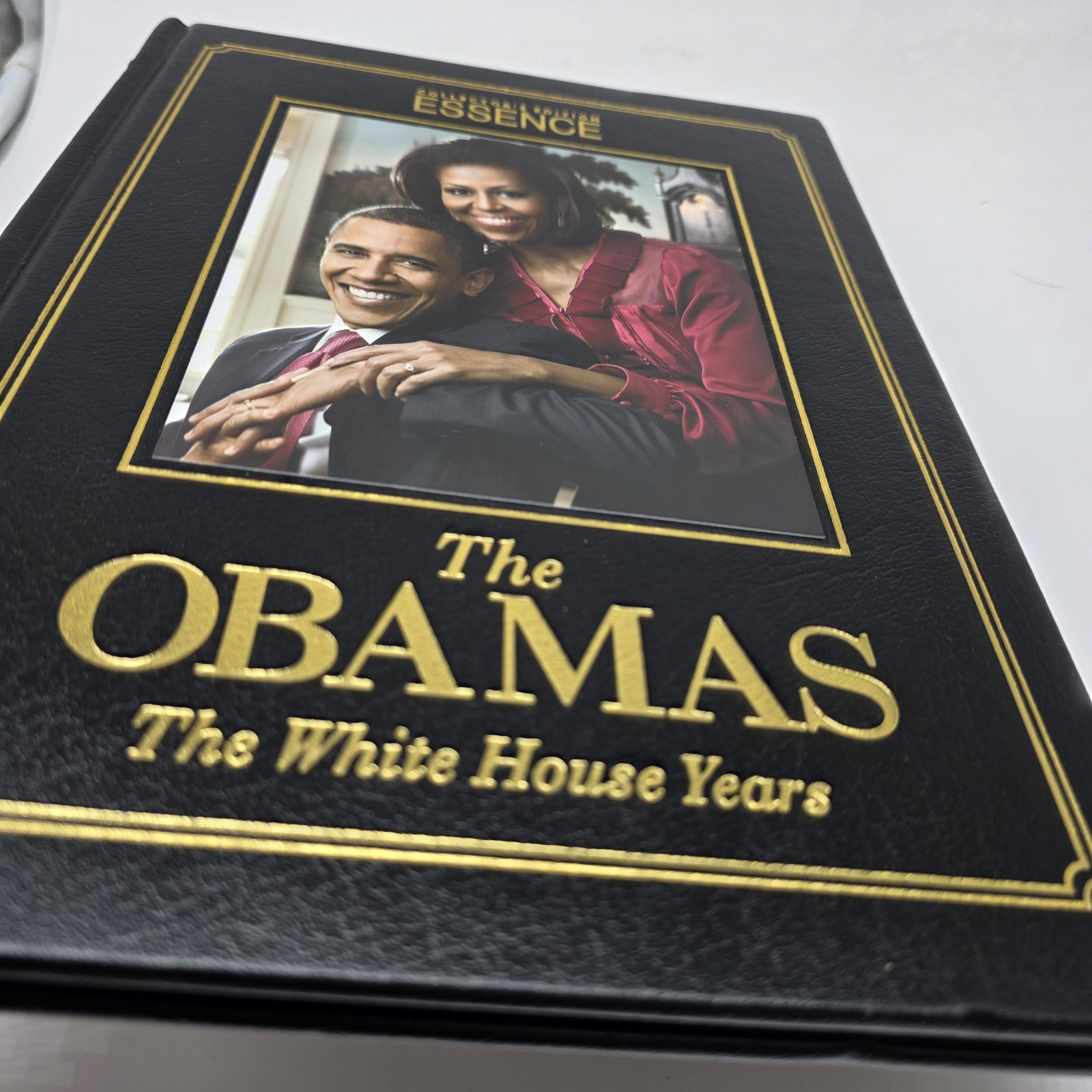 THE OBAMAS: THE WHITE HOUSE YEARS Easton Press Collectors Edition Essence Book