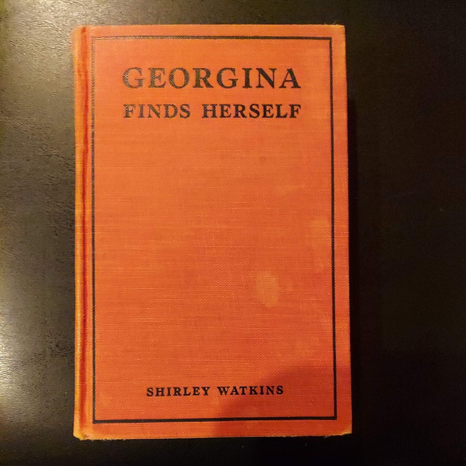 Georgina Finds Herself by Shirley Watkins 1922 HC/DJ