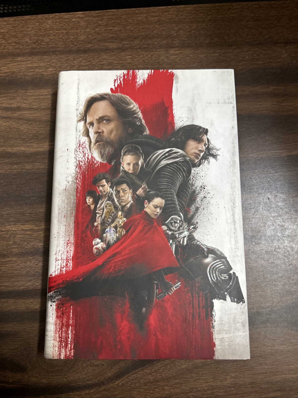 Star Wars The Last Jedi 2018 Expanded Edition w/ Color inserts SIGNED HC VG