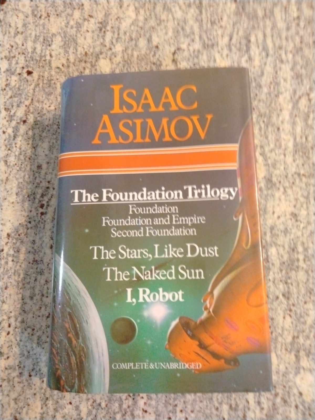 The Foundation Trilogy, The Stars, I, Robot ISAAC ASIMOV 1982 Octopus OMNIBUS