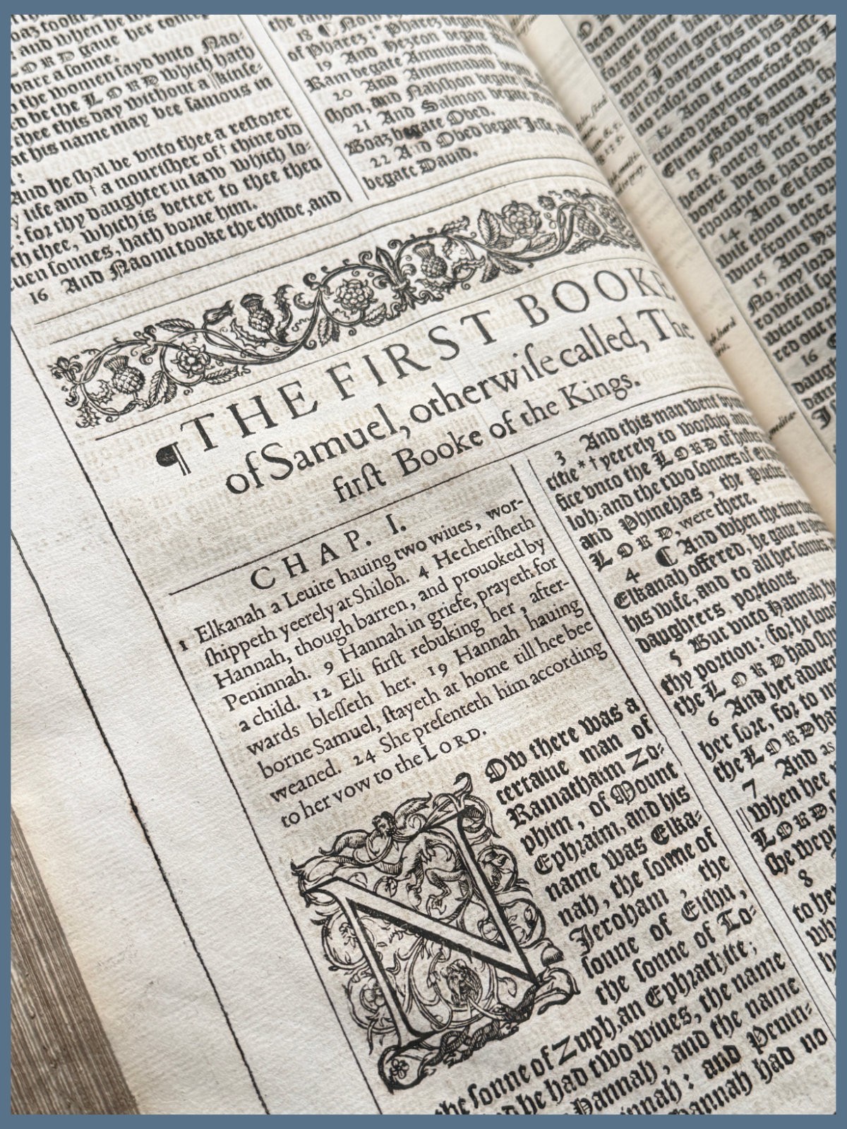 1617 Pulpit Folio 59-Line King James Bible – Complete Text with Genealogies