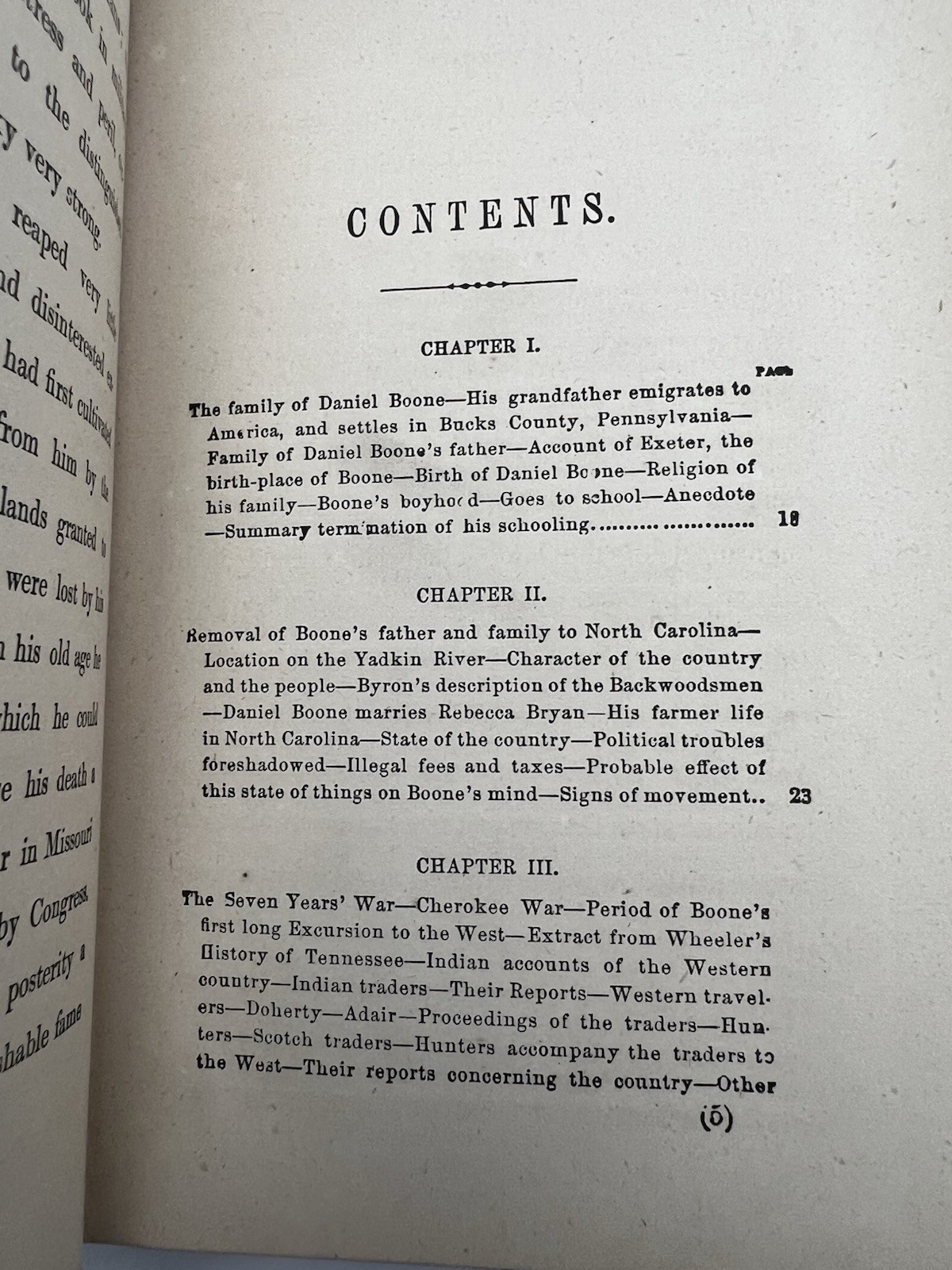 1865 Life of Daniel Boone, the Great Western Hunter and Pioneer Hartley, Cecil B