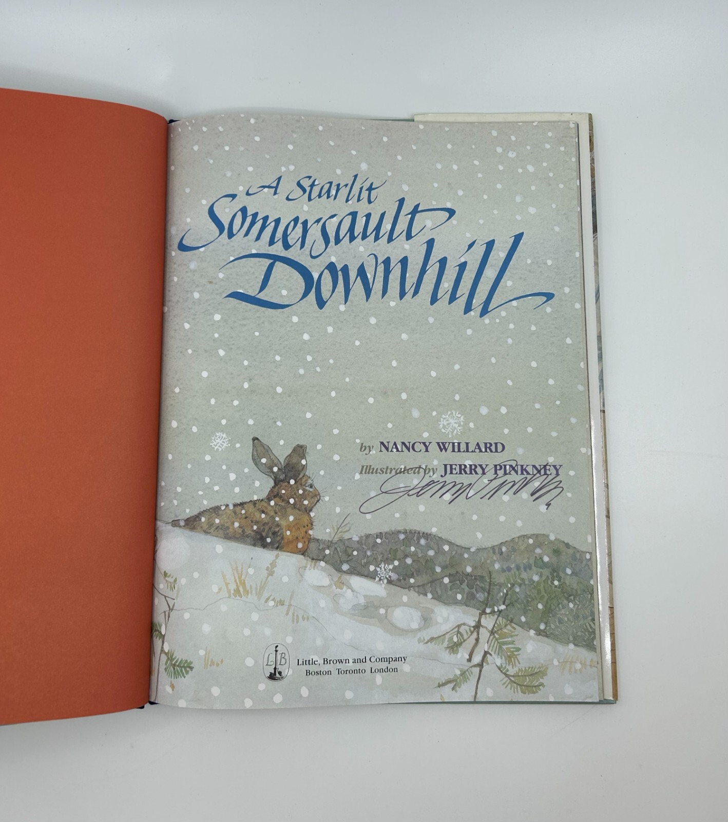 A Starlit Somersault Downhill Nancy Willard & Jerry Pinkney Signed First Edition