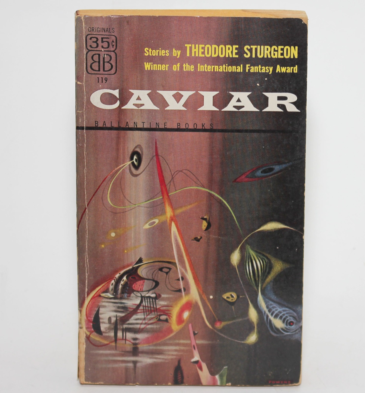CAVIAR by Theodore Sturgeon Ballantine 1955 1st Edition SF PB Richard Powers art