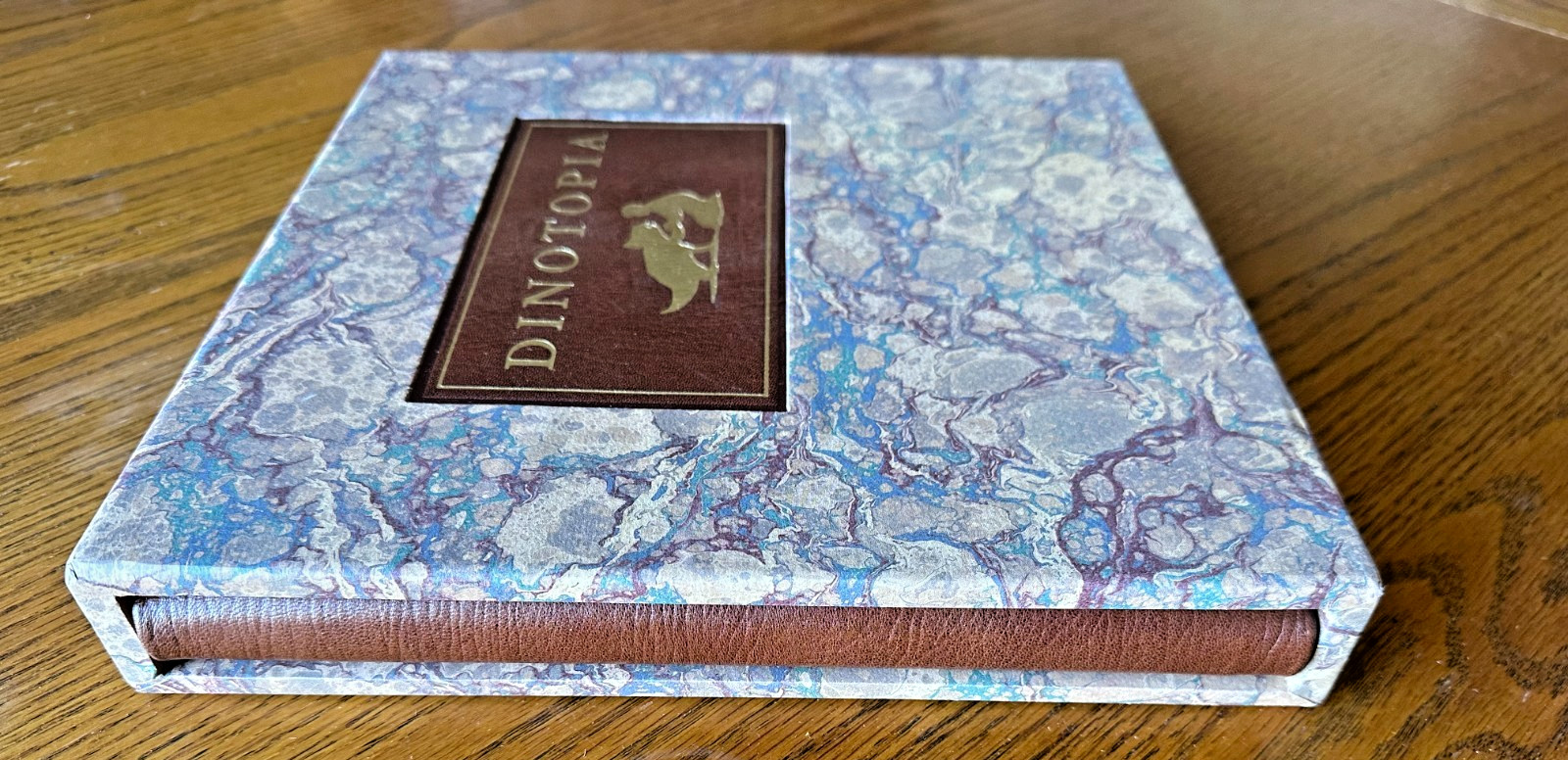 Dinotopia A Land Apart from Time Leather 2386/3500 SIGNED Slipcase James Gurney!