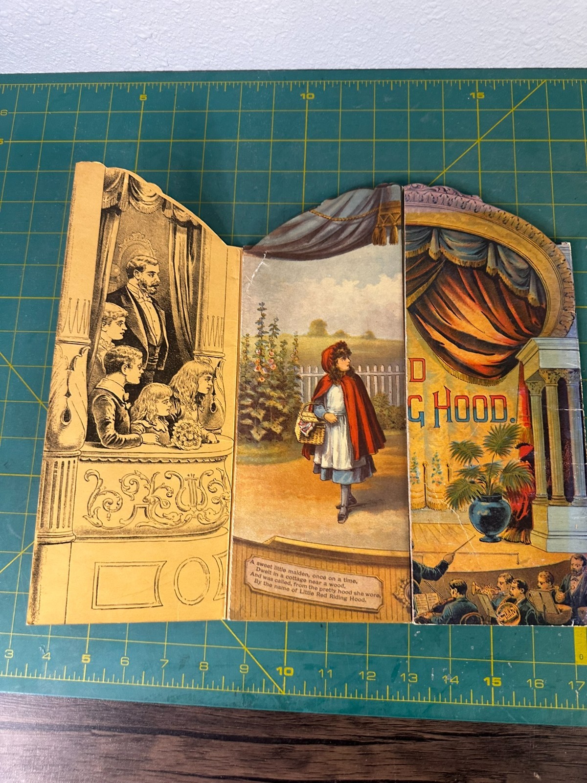 Red Riding Hood Theater Toy Book – Victorian Pop-Up Pantomime Rarity