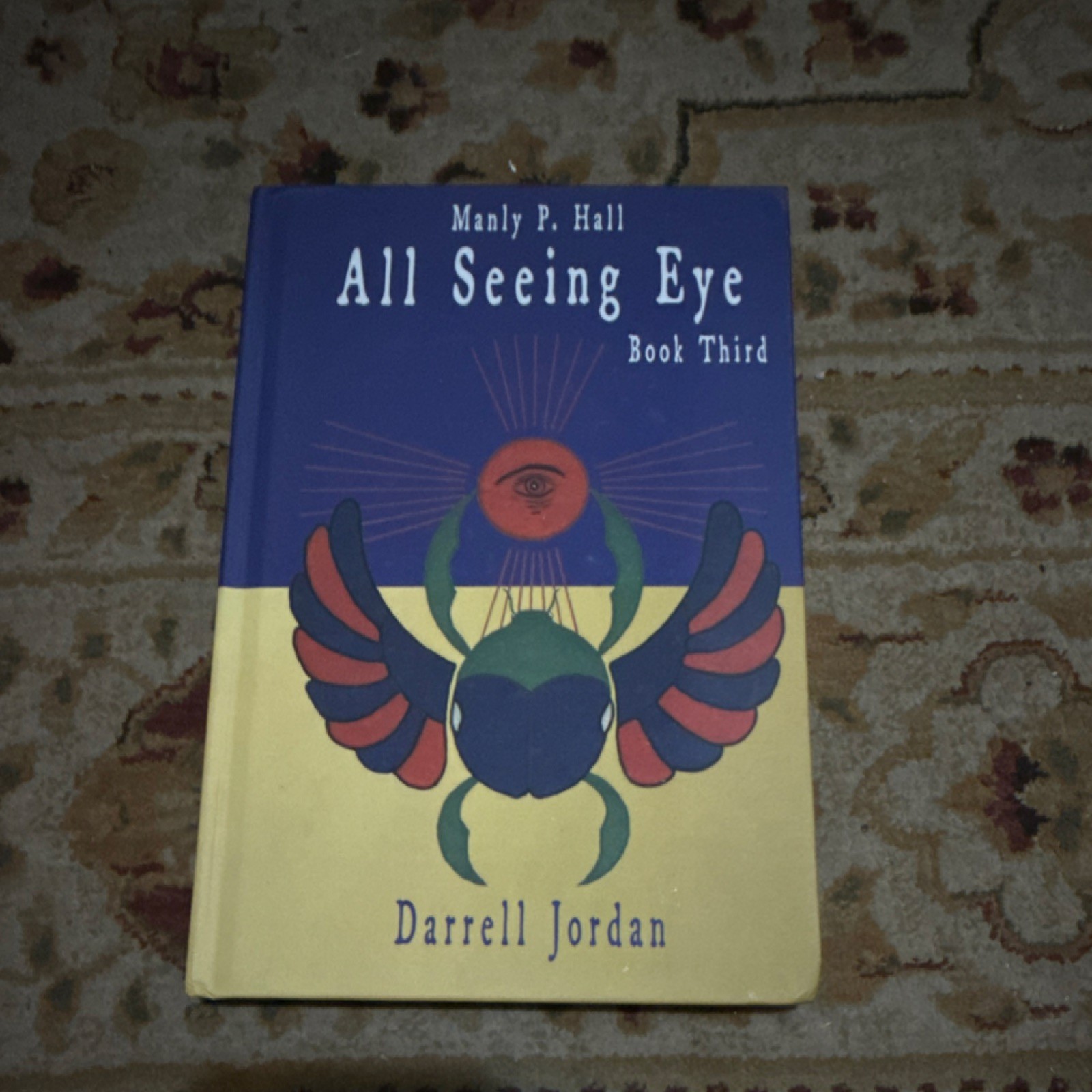 Manly P. Hall All Seeing Eye Book Third Signed Hardcover Illustrated Ex-Library