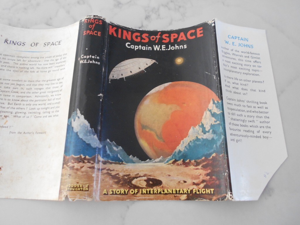 Kings of Space by W E Johns. 1st UK Edition 1954. Hardcover DJ