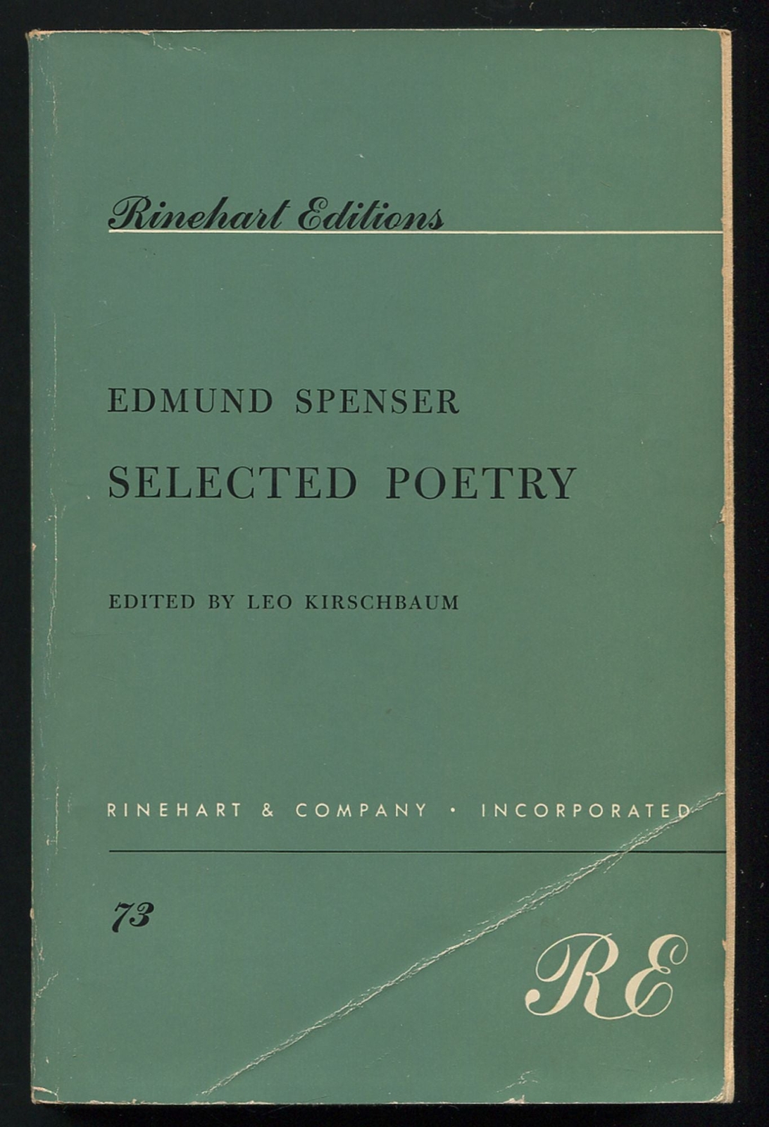 Edmund SPENSER / Selected Poetry 1957