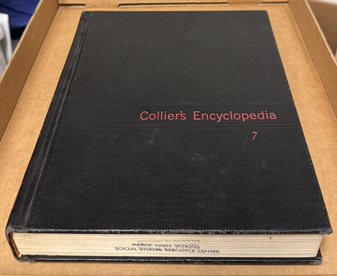 Collier’s Encyclopedia : Colonna To Decline, Volume 7 (1962, HARDCOVER, GOOD)