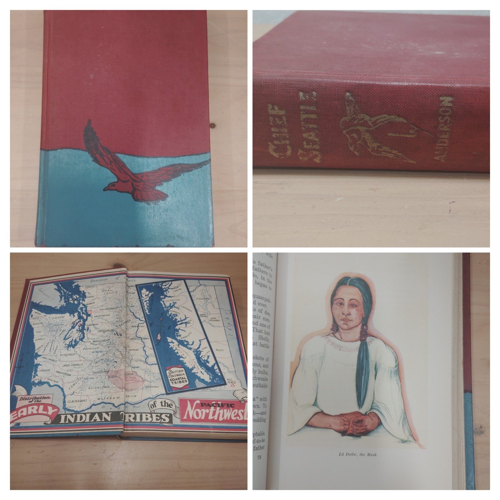 Chief Seattle Eva Greenslit Anderson 1944 Caxton Printers 2nd Printing HC (G)