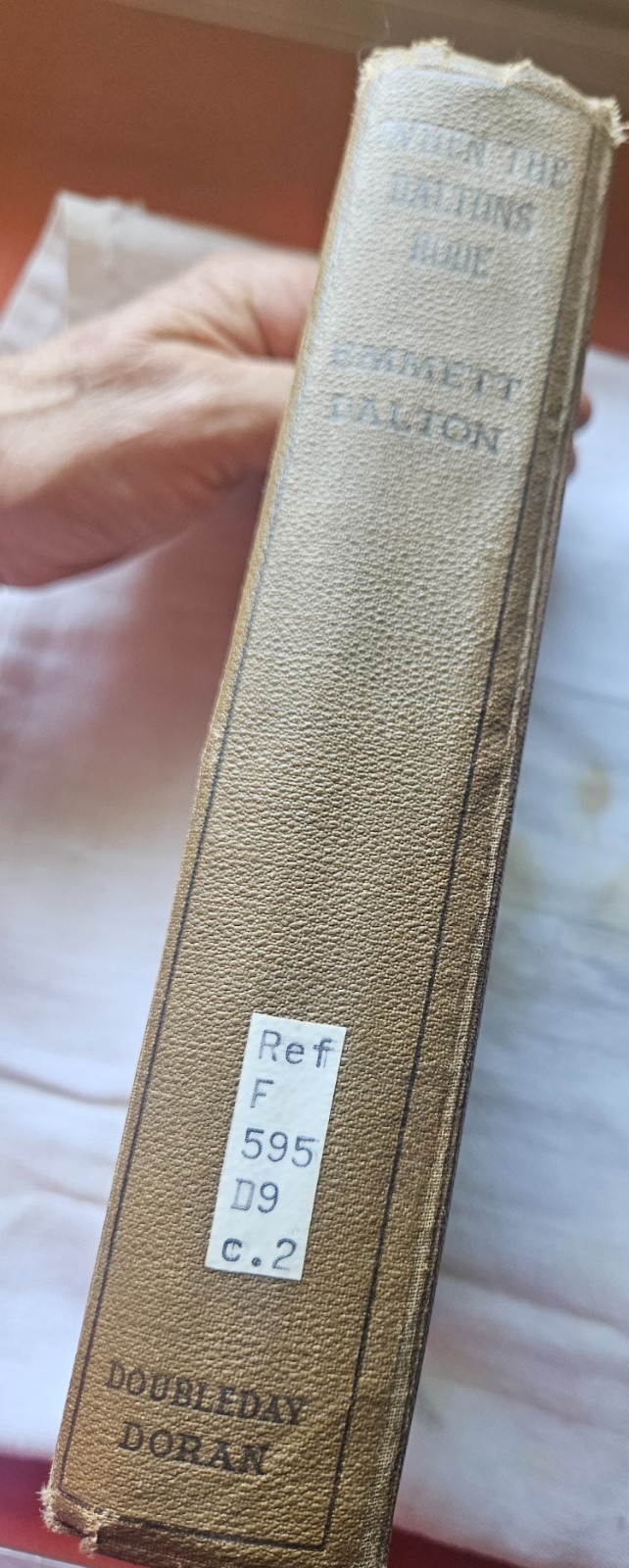 Rare 1st Edition – When the Daltons Rode by Emmett Dalton an ex library book
