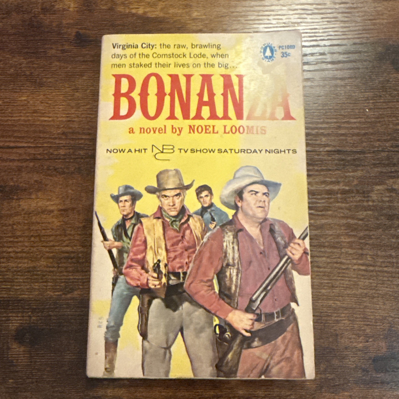 Bonanza by Noel Loomis Movie Tie-in 1960Popular Library, 1960