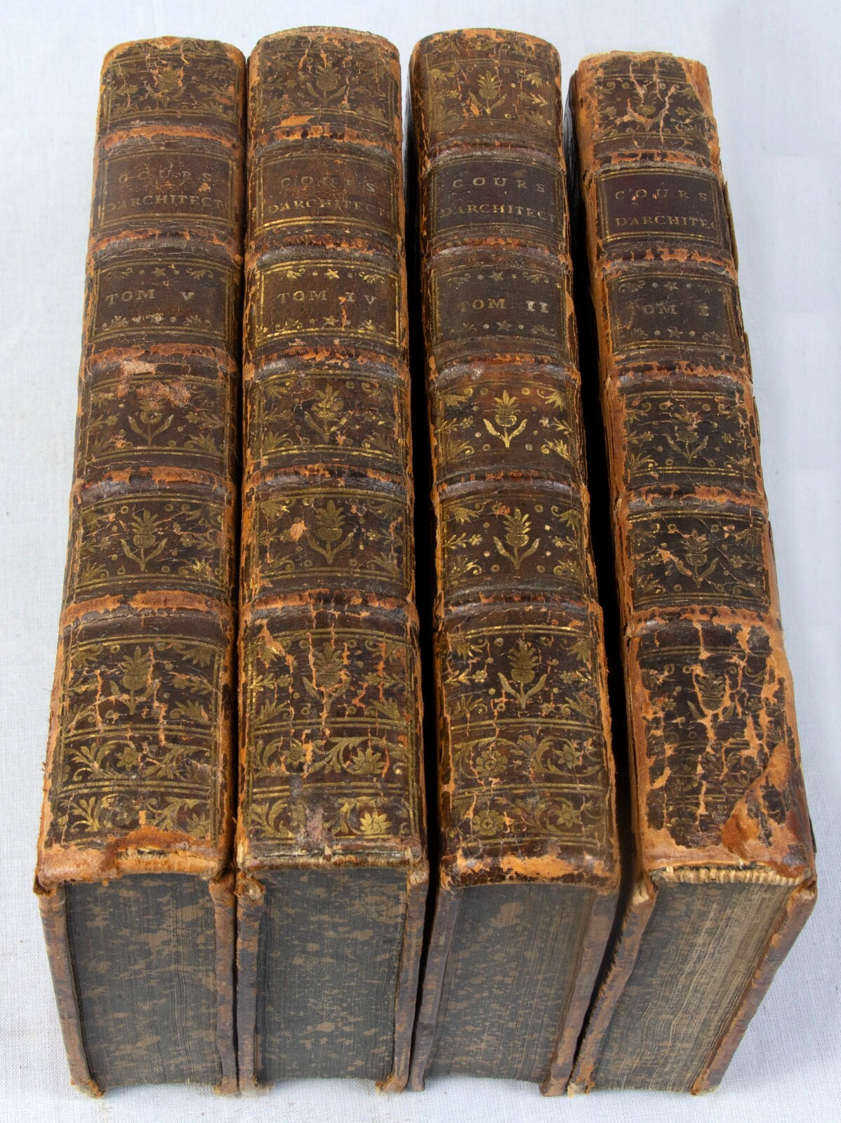 Blondel – 1771 – Cours d’Architecture – Vols 1–4 – Classic Architecture FRANCE
