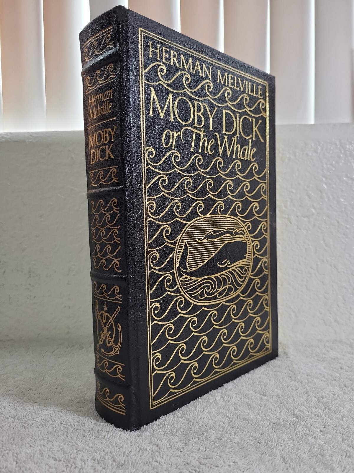 Moby Dick By Melville Easton Press Leather Bound Gold Embossed Collector’s Ed