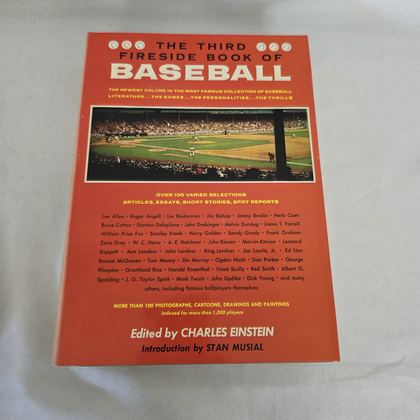 Boxed Set Fireside Book of Baseball 3 Volumes W Dust Jackets Charles Einstein