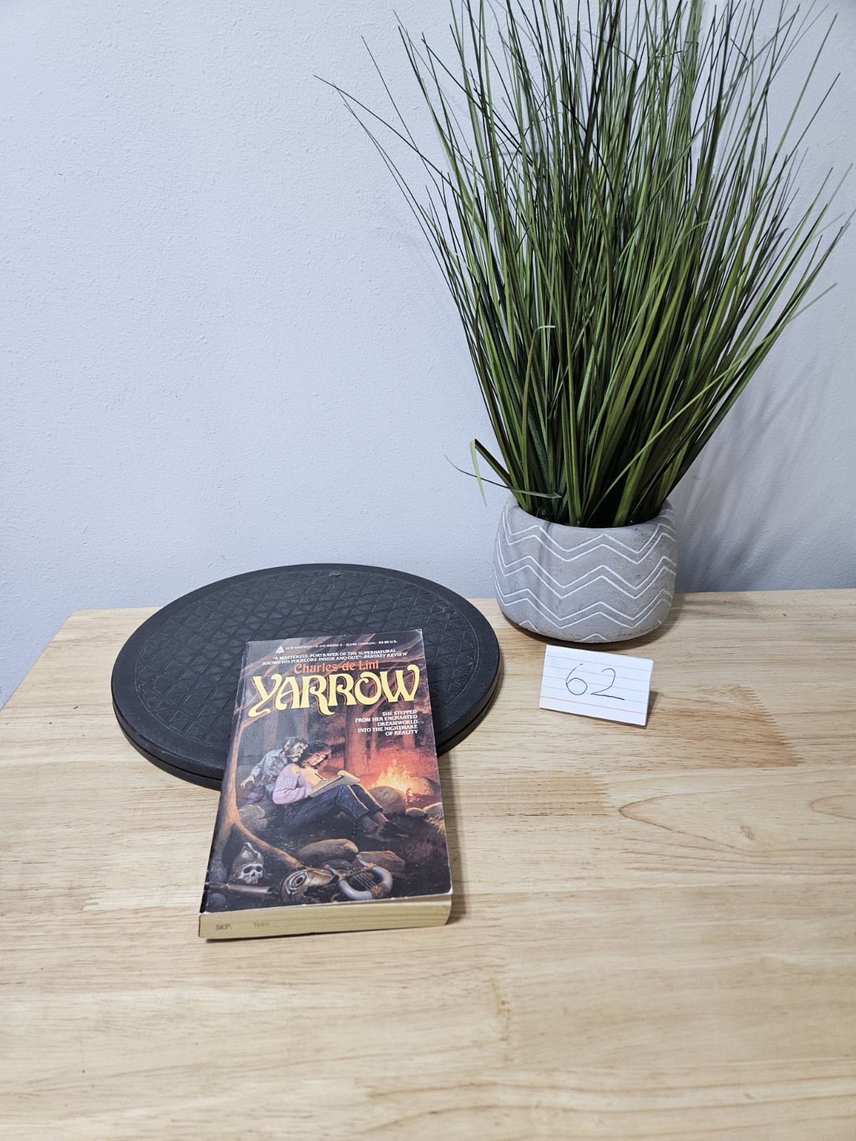 1986 Charles de Lint YARROW: AN AUTUMN TALE Urban Fantasy Novel Paperback