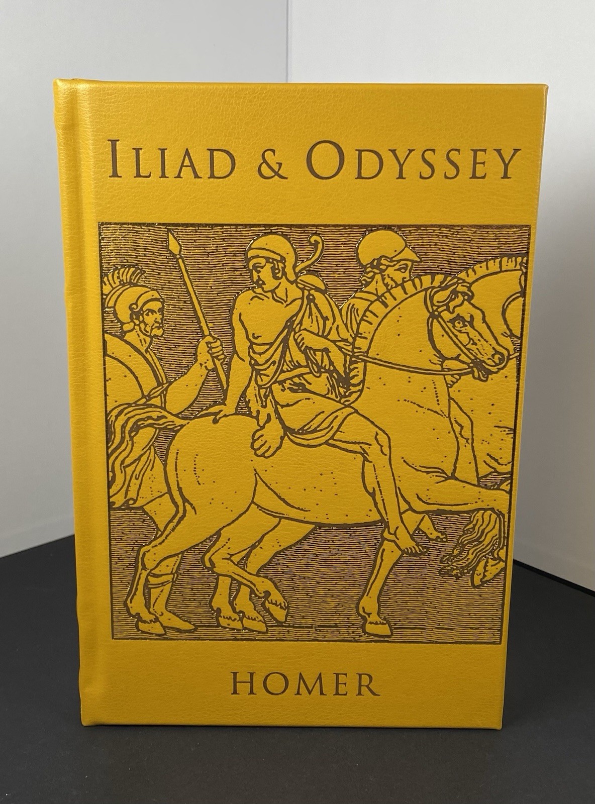 Iliad and Odyssey by Homer New Leather Bound Collectible Deluxe Classics Gift