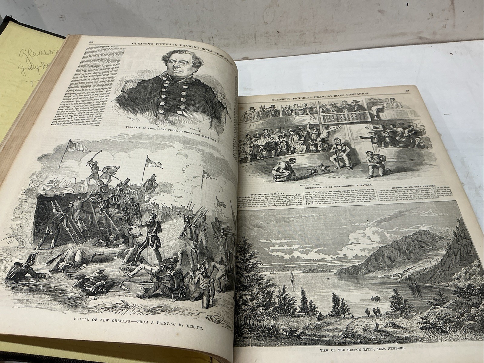 1854 Vol VII July-Dec Gleason’s Pictorial Drawing Room Companion