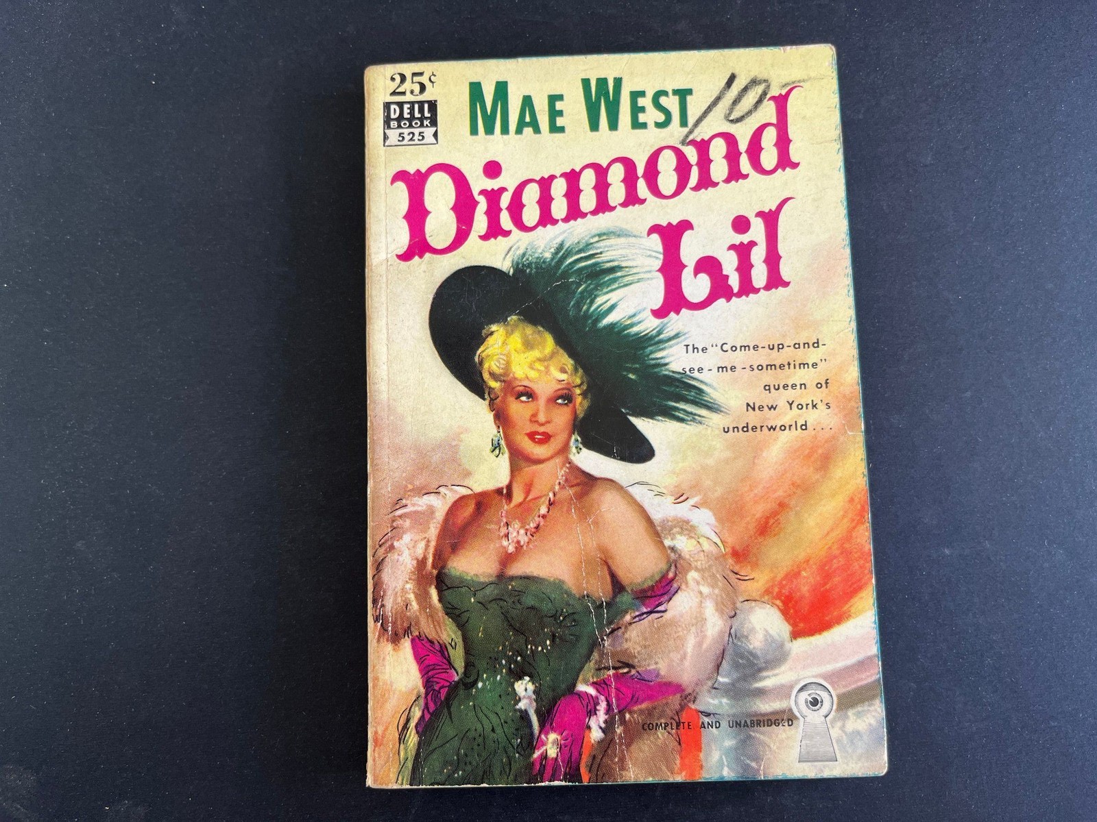 1951 Diamond Lil Dell 525 by Mae West Mass Market Paperback Dell Publishing Co.